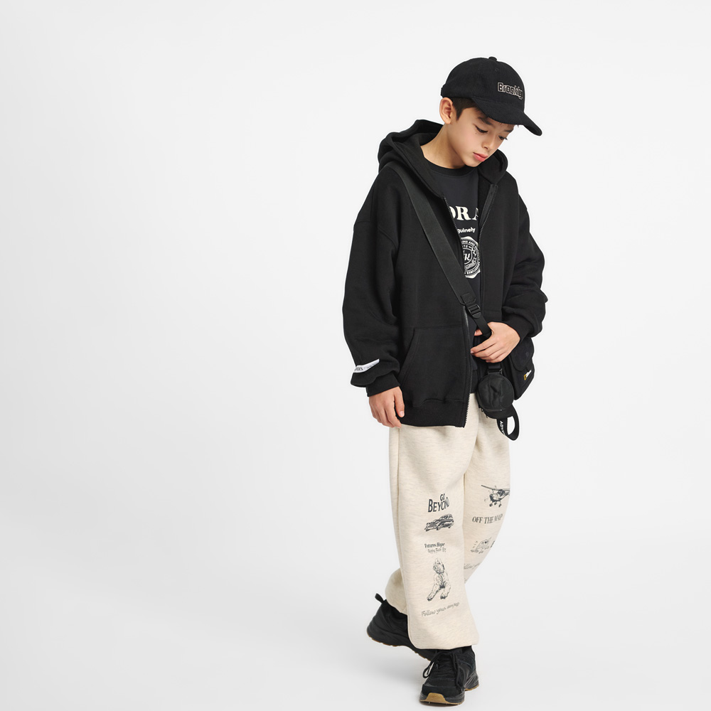 Cowhide imitation jogger pants (sizes 9-23)