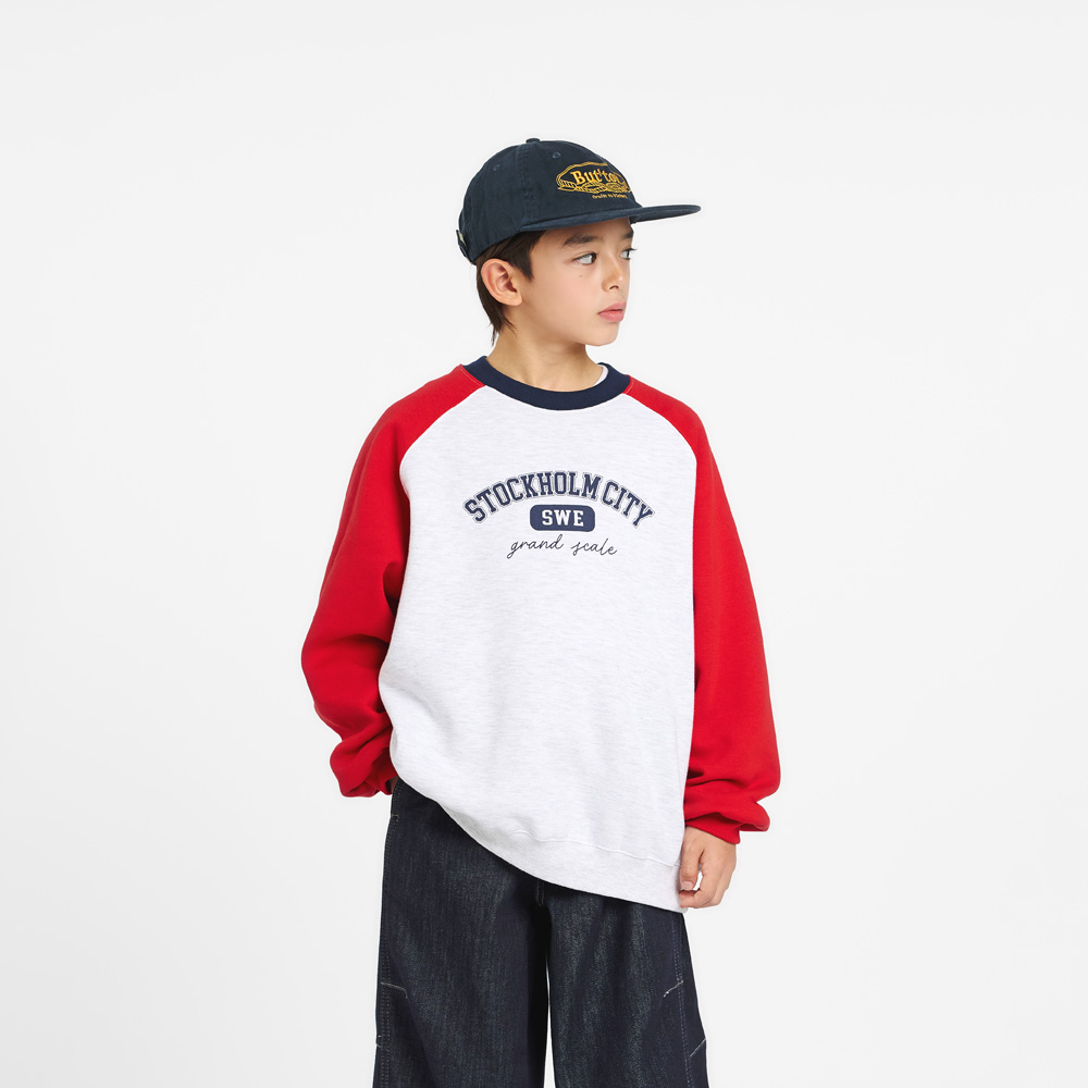 Stock fleece man-to-man (sizes 9-23)