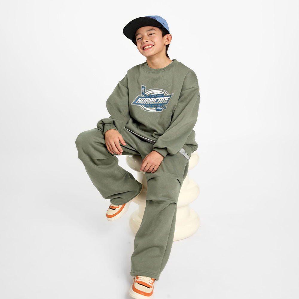 Curling fleece top and bottom set (sizes 9-23)