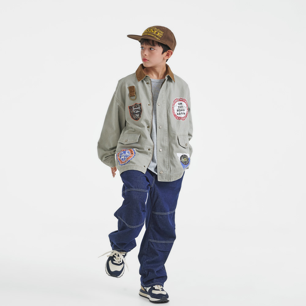 Water denim pants (sizes 11-23)