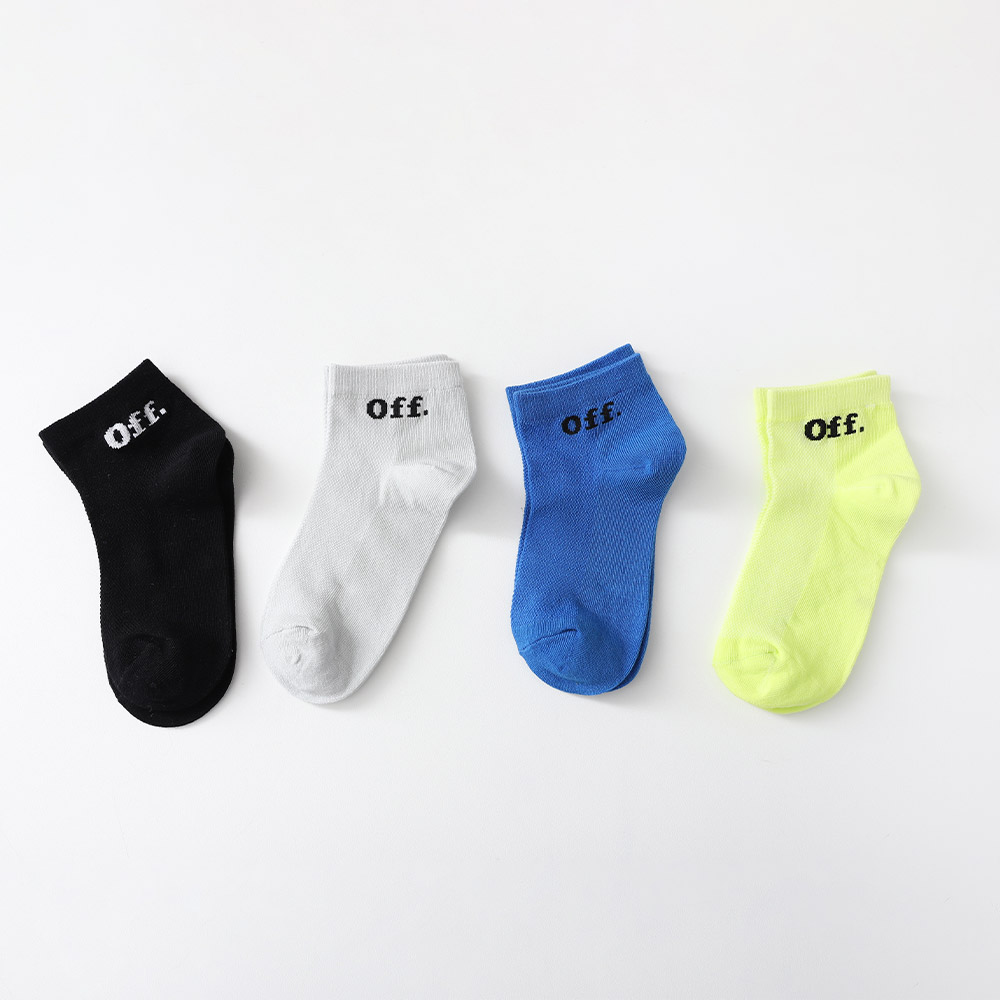 OFF logo socks 4-piece set